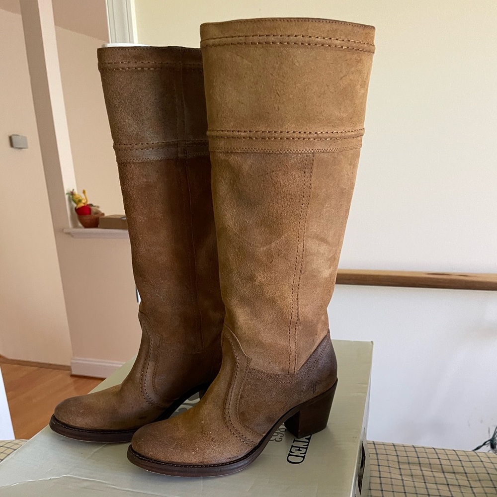 Frye Jane 14L Stitch Boots - Picture 3 of 6
